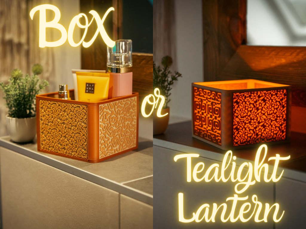 Modular Box, Organizer or Tealight Lantern