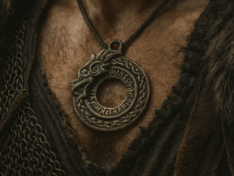 Viking Dragon Amulet – Norse Style Pendant