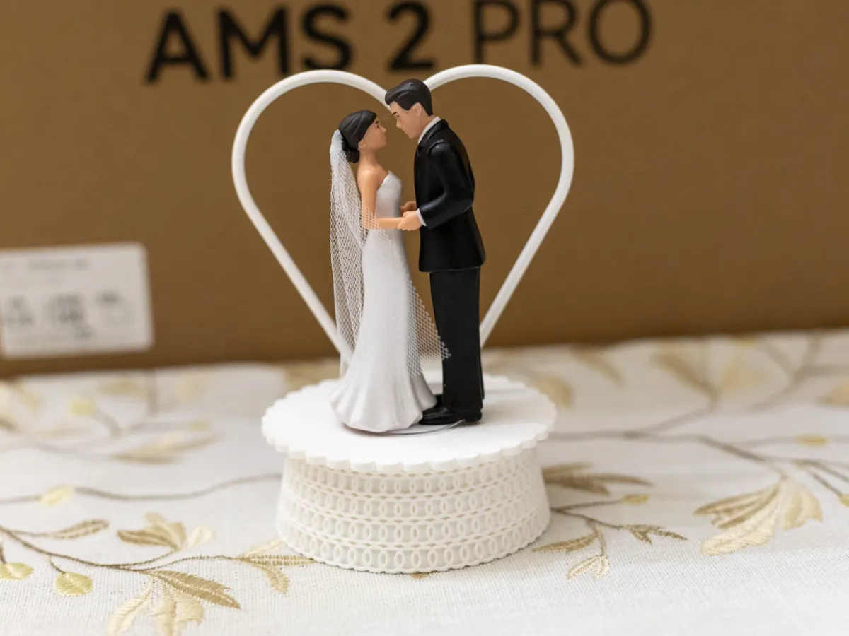 Wedding Cake Topper (STAND ONLY) - Free 3D Print Model - MakerWorld