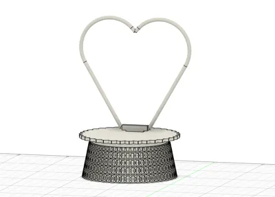 Wedding Cake Topper (STAND ONLY) - Free 3D Print Model - MakerWorld