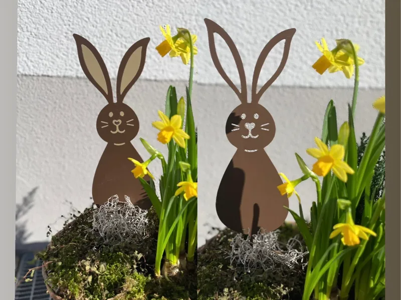 Flower Pod decoration Easter Bunny