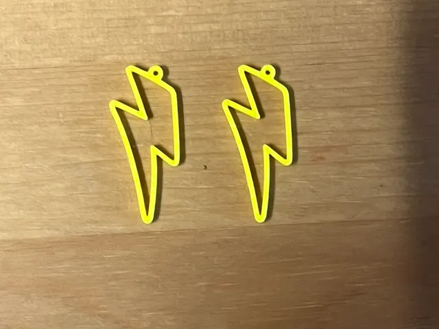 lightening bolt earrings