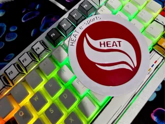 Heat clan logo coaster 90mm