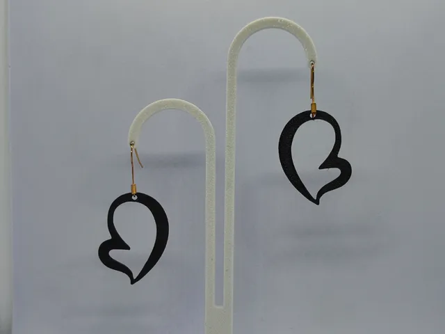 Aretes Corazón Inverso