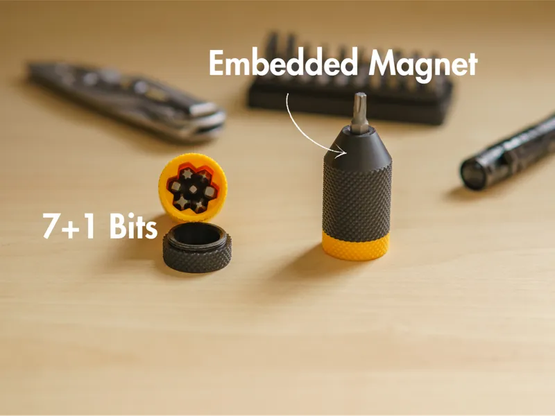 EDC Screwdriver | Bit Driver Keychain