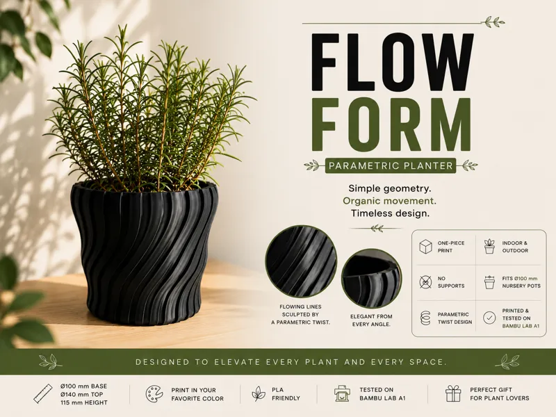 Flow Form Planter