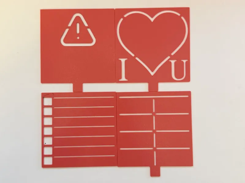Sticky Note Stencils