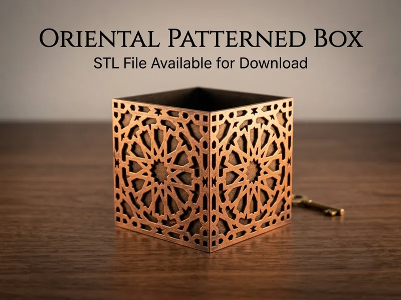 Oriental Patterned Box