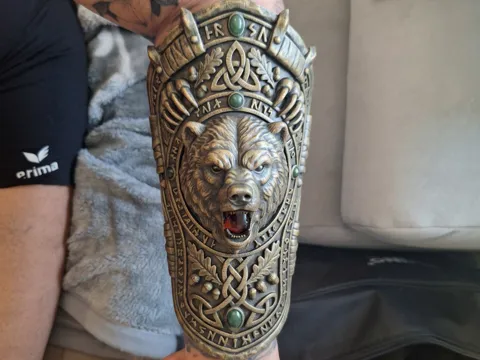 Letrero o emblema decorativo: Rüstung Druide - Arm oder Schienbein — referencia de MakerWorld
