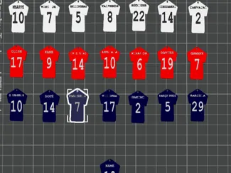 FOOTBALL JERSEYS