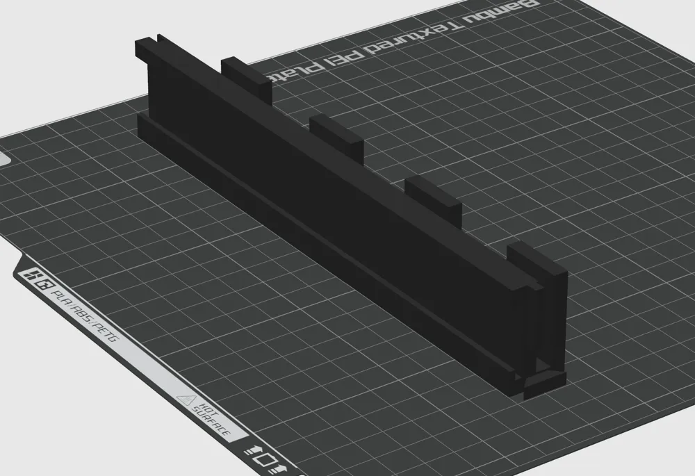 Sw9 Rails Stl Swatch Rail for Wire Self - Free 3D Print Model - MakerWorld