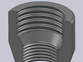Adapter G1/2 auf PCO / PET Gewinde