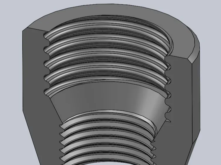 Adapter G1/2 auf PCO / PET Gewinde