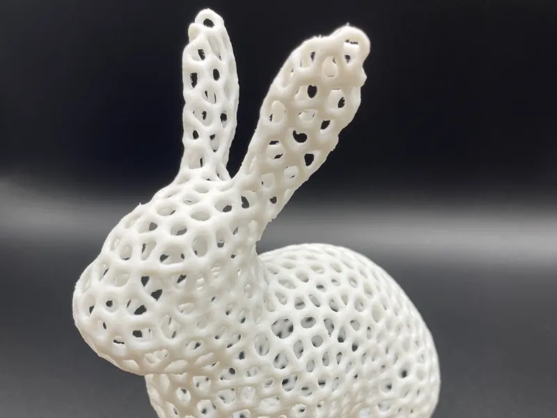 Voronoi easter bunny