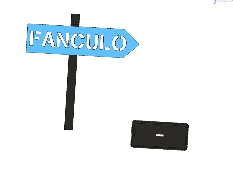 Fanculo or Fuck You Sign