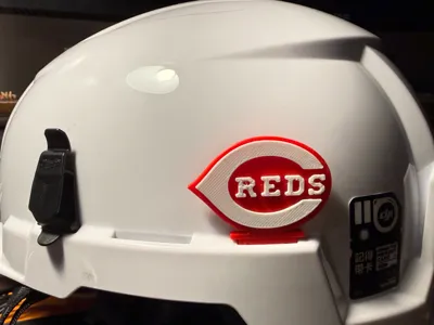 Cincinnati reds hardhat helmet