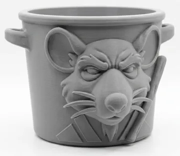 Letrero o emblema decorativo: Splinter – TMNT Paint Your Own Bucket — vista de referencia 3