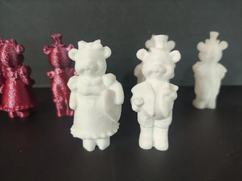 Bear Marriage Couple - Groom and Bride Wedding 