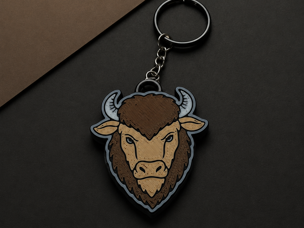 Buffalo keychain