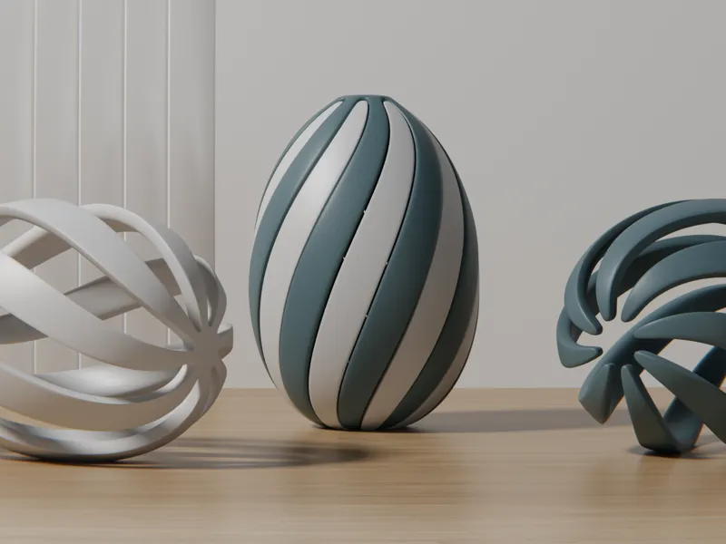 Easter twisting egg