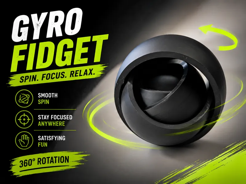 Interactive Spinning Desk Fidget/Gyroscope