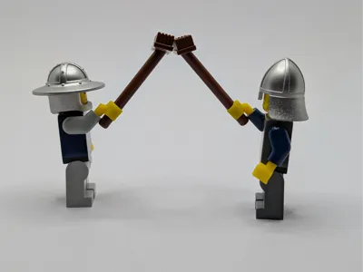 LEGOs-compatible 90 Degree Minifigure Hand Upgrade