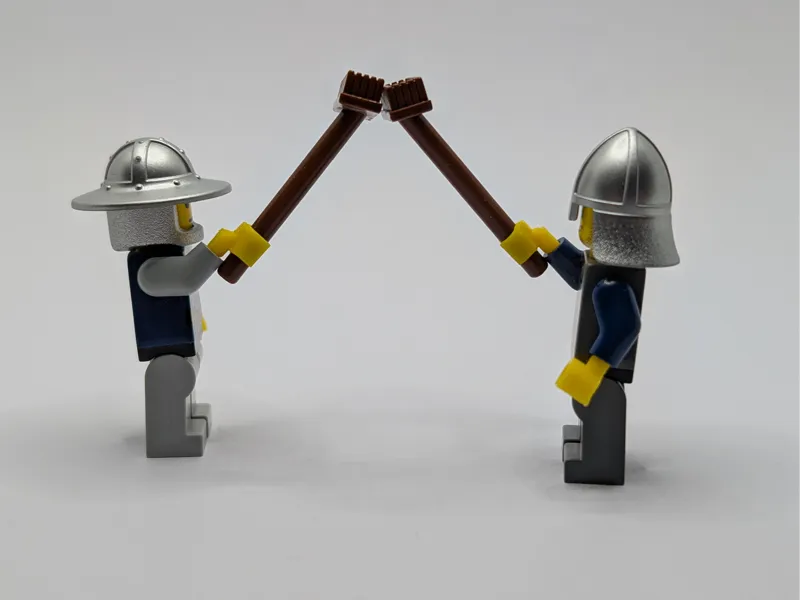 LEGOs-compatible 90 Degree Minifigure Hand Upgrade