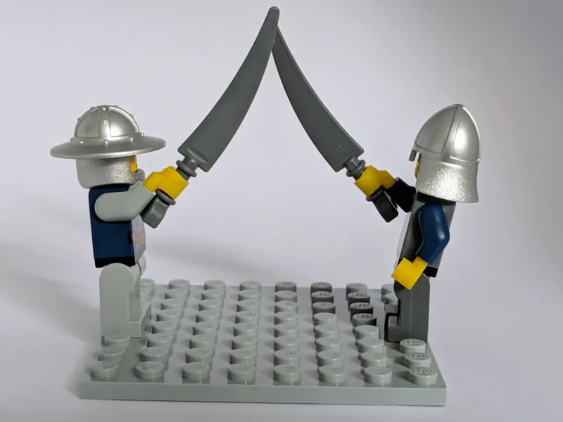 LEGOs-compatible 90 Degree Minifigure Hand Upgrade