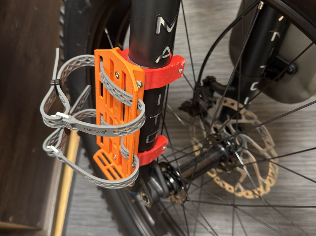 Mountain bike suspension fork Bottle/dryback cage