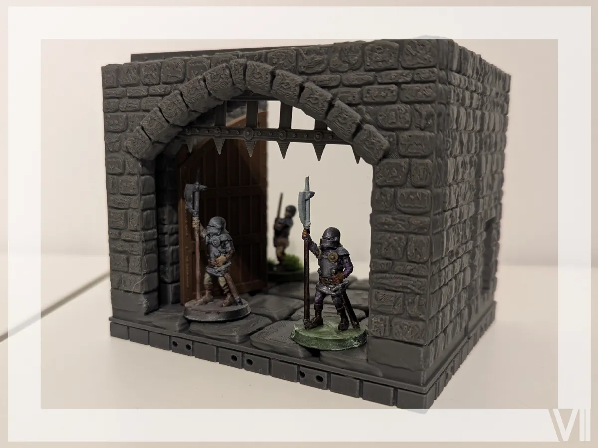 Corps de garde modulaire — décor de jeu de rôle