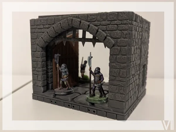 Corps de garde modulaire — décor de jeu de rôle