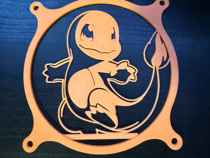 Charmander 120MM PC Fan cover 