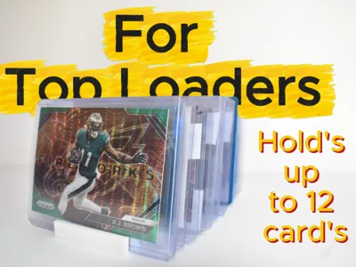Top Loader sports card stand