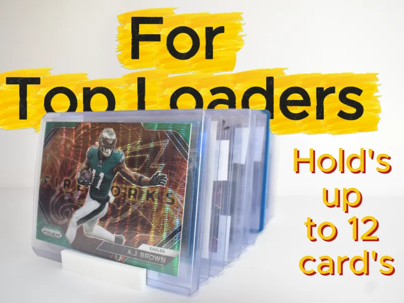 Top Loader sports card stand