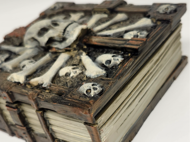 Necromancer Codex Spell Book Stash Box | Dice Box