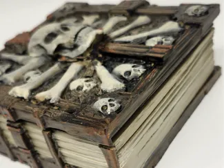 Necromancer Codex Spell Book Stash Box | Dice Box