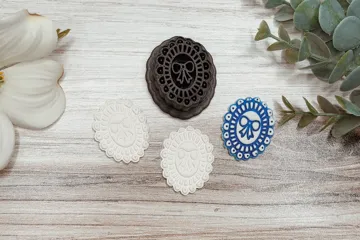 Cortador para modelado: Bow Cameo Polymer Clay Cutter — vista de referencia 4