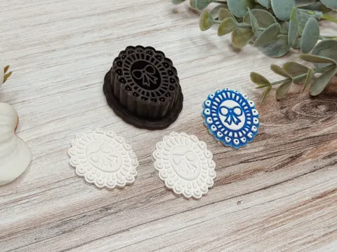 Cortador para modelado: Bow Cameo Polymer Clay Cutter — referencia de MakerWorld