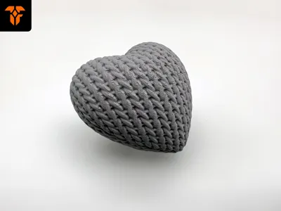Valentine's Day - Wool Knitted Heart