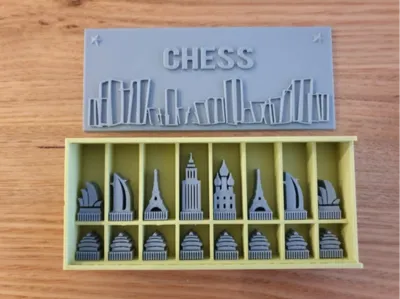 ARCHITECTURE CHESS PIECE by DESIGNER - MakerWorld