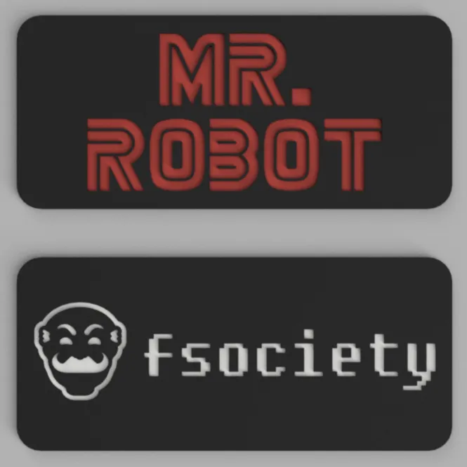 Litho Lamp Mr. Robot / fsociety