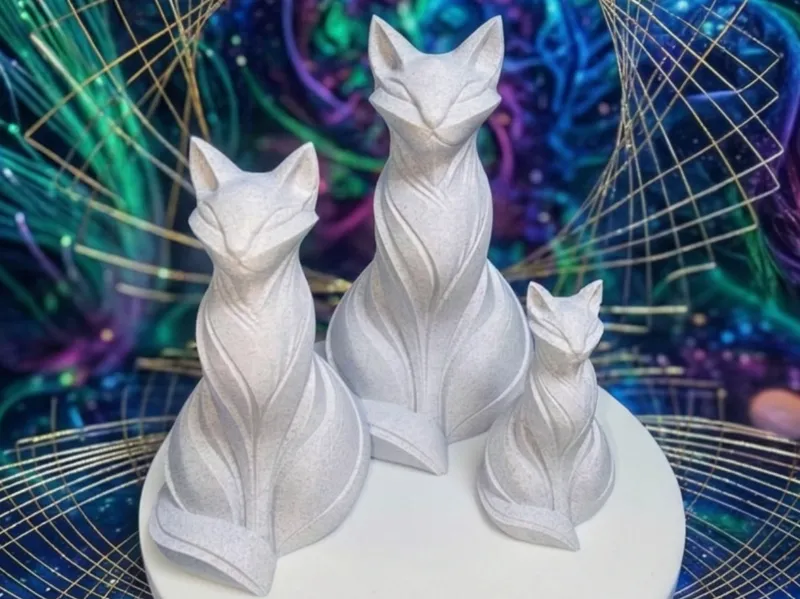 Minimalist Zen Cat Trio - Easy Print & Gift Decor
