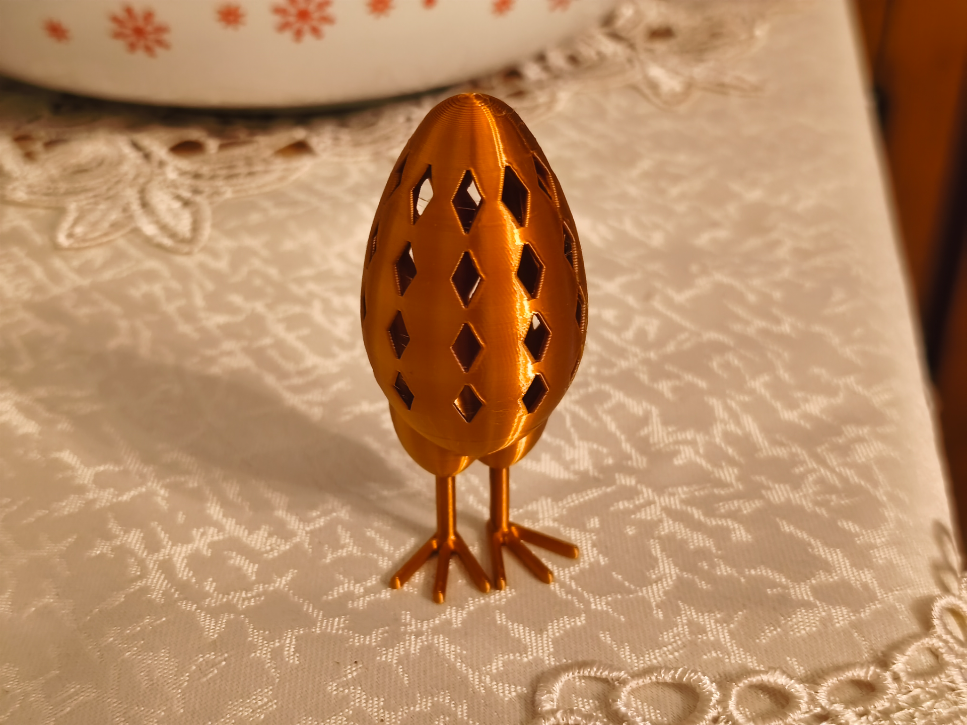 Easter egg on legs