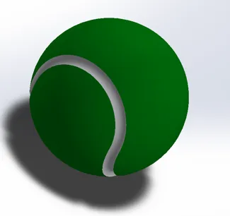 WORLDS FIRST AIRLESS TENNIS BALL