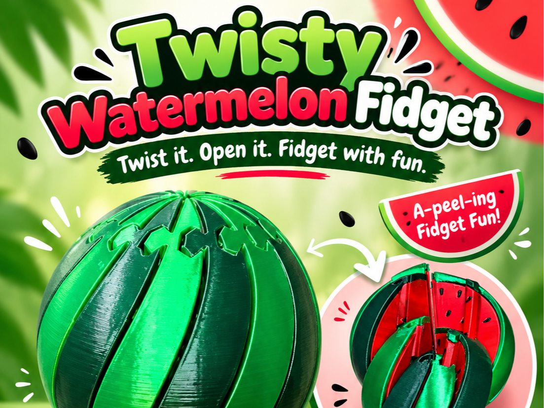 Twisty Watermelon Fidget - 1