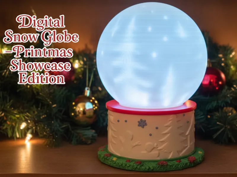 Digital Snow Globe – Printmas Showcase Edition