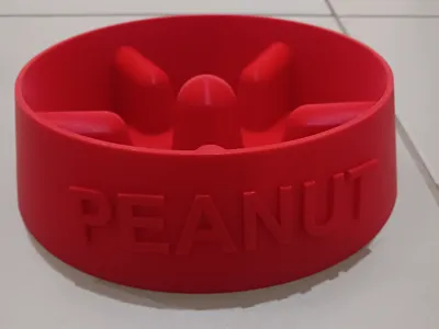 Slow Feeder Dog Bowl w/ Customizable name option