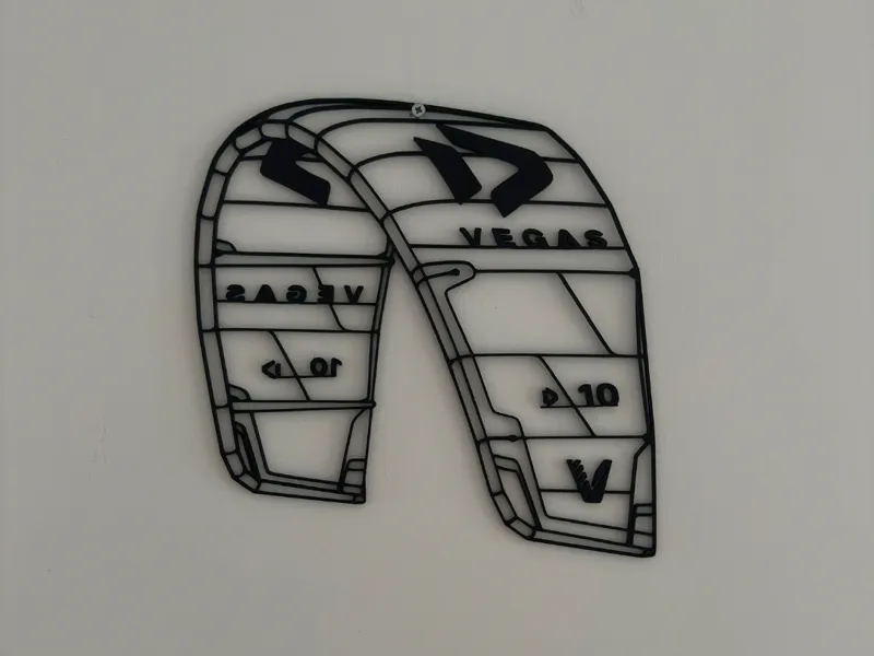 duotone vegas kite wall art