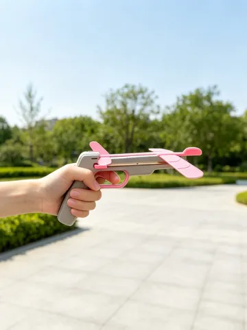 Modelo para impresión 3D: 飞机玩具弹射器(Airplane toy catapult) — vista de referencia 2