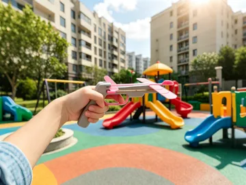 Modelo para impresión 3D: 飞机玩具弹射器(Airplane toy catapult) — vista de referencia 3